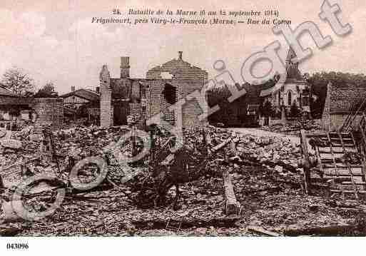 Ville de FRIGNICOURT, carte postale ancienne