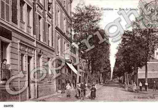 Ville de GARENNECOLOMBES(LA), carte postale ancienne