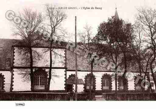 Ville de GROIX, carte postale ancienne