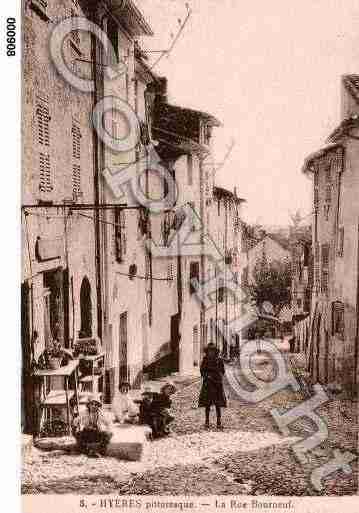 Ville de HYERES, carte postale ancienne