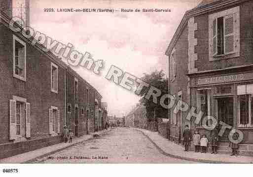 Ville de LAIGNEENBELIN, carte postale ancienne