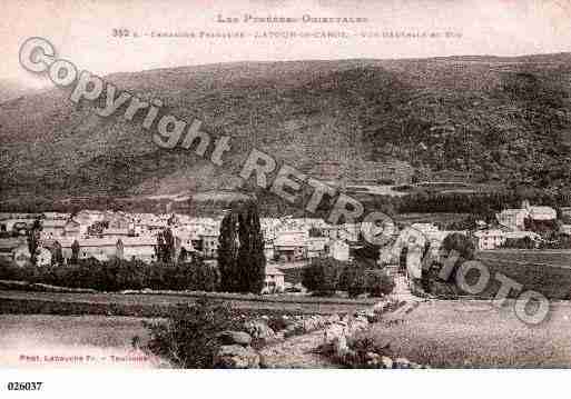 Ville de LATOURDECAROL, carte postale ancienne