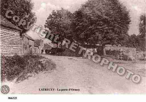 Ville de LATRECEYORMOYSURAUBE, carte postale ancienne