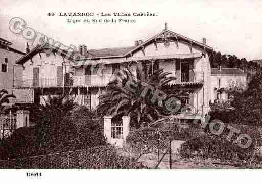 Ville de LAVANDOU(LE), carte postale ancienne