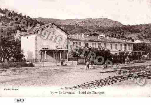 Ville de LAVANDOU(LE), carte postale ancienne