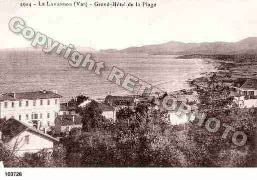 Ville de LAVANDOU(LE), carte postale ancienne