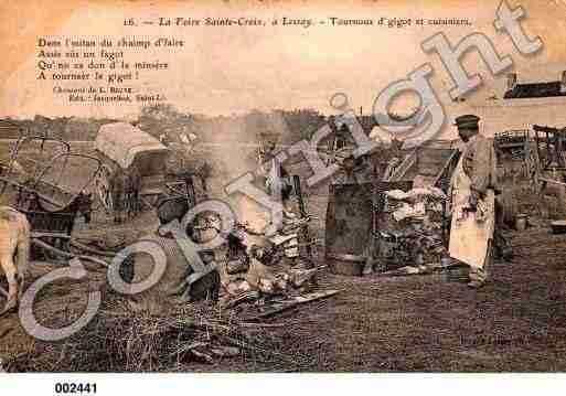 Ville de LESSAY, carte postale ancienne