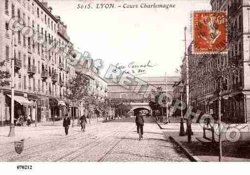 Ville de LYON, carte postale ancienne