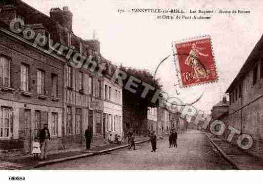 Ville de MANNEVILLESURRISLE, carte postale ancienne Ville de MANNEVILLESURRISLE, carte postale ancienne