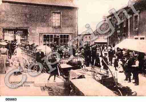 Ville de MARIGNYL'EGLISE, carte postale ancienne