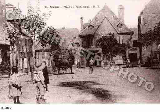 Ville de MENS, carte postale ancienne