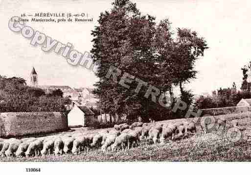 Ville de MEREVILLE, carte postale ancienne