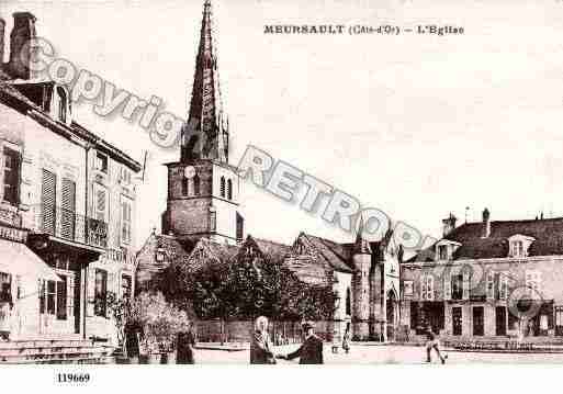Ville de MEURSAULT, carte postale ancienne