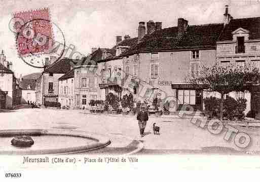 Ville de MEURSAULT, carte postale ancienne