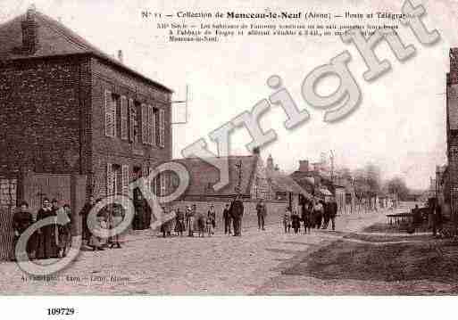 Ville de MONCEAULENEUF, carte postale ancienne