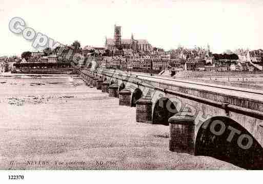 Ville de NEVERS, carte postale ancienne