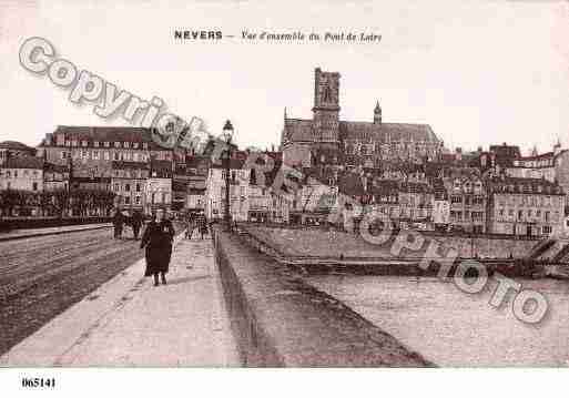 Ville de NEVERS, carte postale ancienne