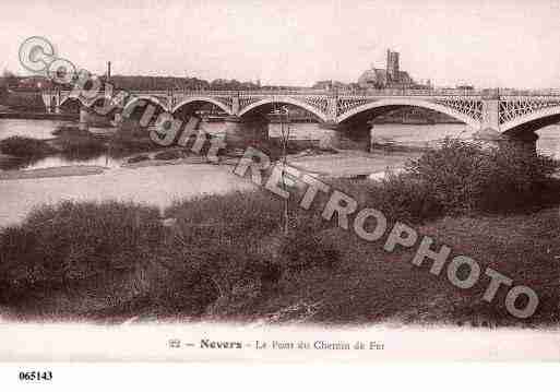 Ville de NEVERS, carte postale ancienne