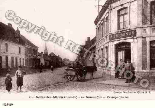 Ville de NOEUXLESMINES, carte postale ancienne