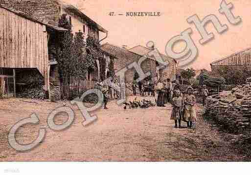 Ville de NONZEVILLE, carte postale ancienne