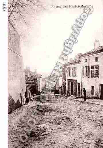 Ville de NORROYLESPONTAMOUSSON, carte postale ancienne