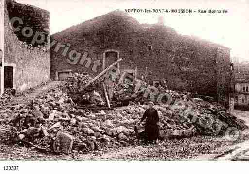 Ville de NORROYLESPONTAMOUSSON, carte postale ancienne