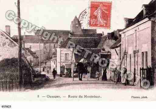 Ville de ORBIGNY, carte postale ancienne