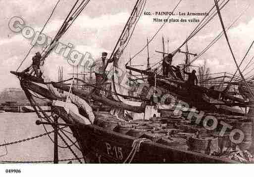 Ville de PAIMPOL, carte postale ancienne