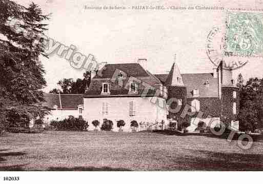 Ville de PAIZAYLESEC, carte postale ancienne