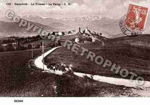 Ville de PERCY, carte postale ancienne