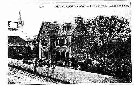 Ville de PLOUGASNOU, carte postale ancienne