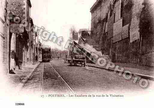 Ville de POITIERS, carte postale ancienne