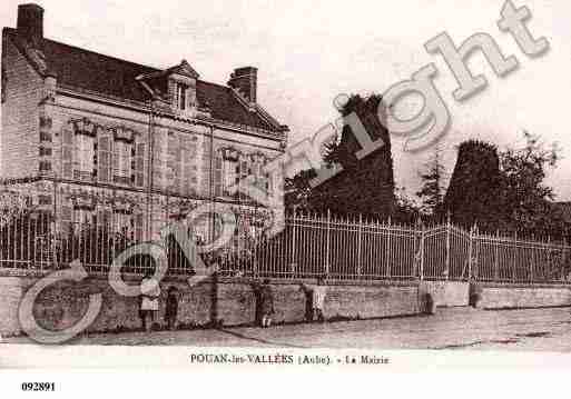 Ville de POUANLESVALLEES, carte postale ancienne