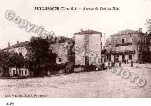 Ville de PUYLAROQUE, carte postale ancienne