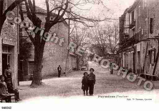 Ville de PUYMERAS, carte postale ancienne Ville de PUYMERAS, carte postale ancienne