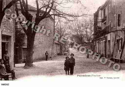 Ville de PUYMERAS, carte postale ancienne