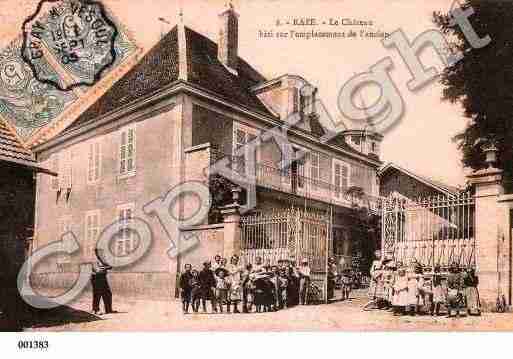 Ville de RAZE, carte postale ancienne