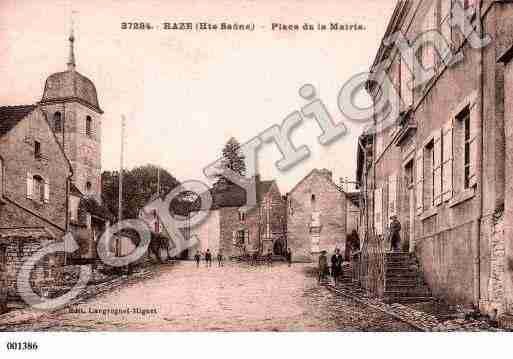 Ville de RAZE, carte postale ancienne