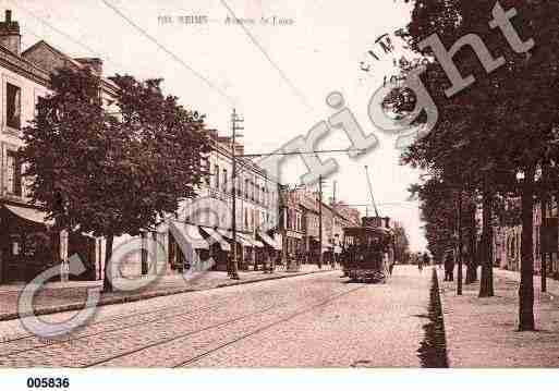 Ville de REIMS, carte postale ancienne