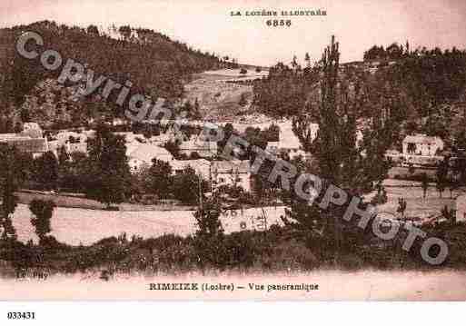 Ville de RIMEIZE, carte postale ancienne