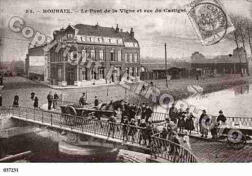 Ville de ROUBAIX, carte postale ancienne