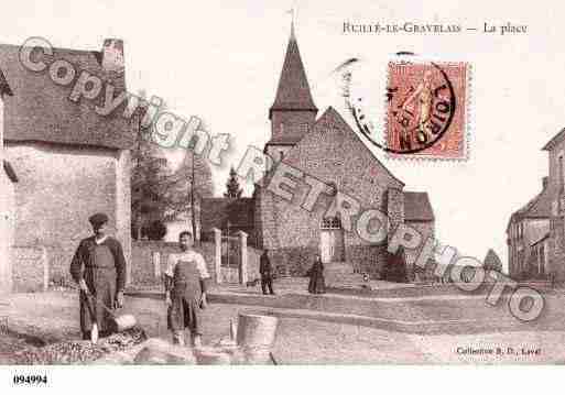 Ville de RUILLELEGRAVELAIS, carte postale ancienne