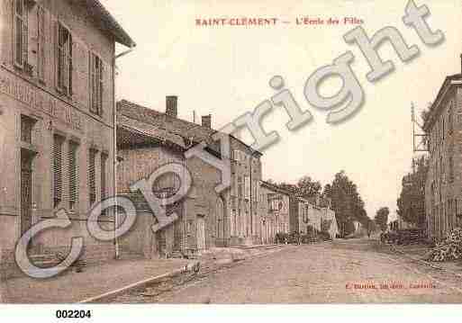 Ville de SAINTCLEMENT, carte postale ancienne