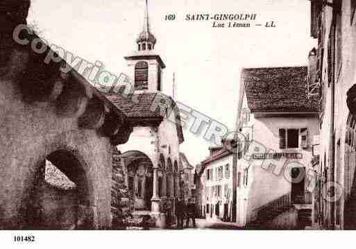 Ville de SAINTGINGOLPH, carte postale ancienne