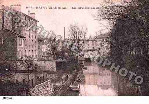 Ville de SAINTMAURICE, carte postale ancienne