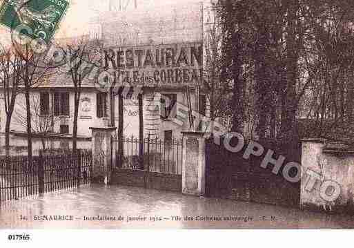 Ville de SAINTMAURICE, carte postale ancienne