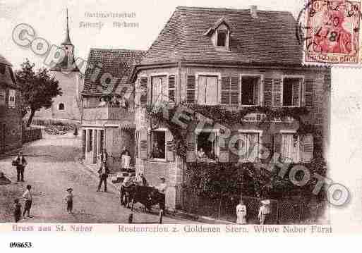 Ville de SAINTNABOR, carte postale ancienne