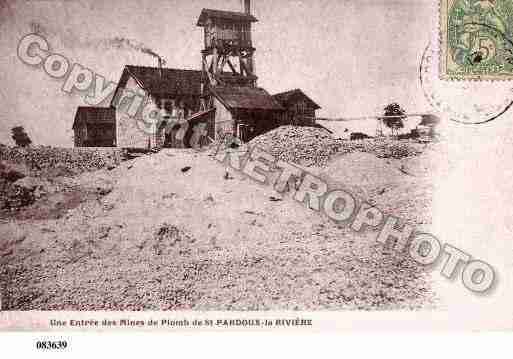 Ville de SAINTPARDOUXLARIVIERE, carte postale ancienne