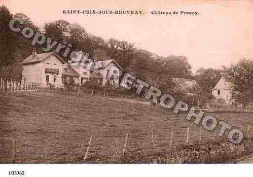 Ville de SAINTPRIX, carte postale ancienne