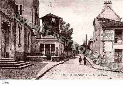 Ville de SANNOIS, carte postale ancienne Ville de SANNOIS, carte postale ancienne